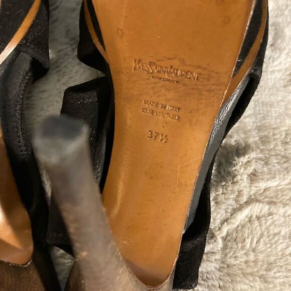 𝅺: : YSL Yves Saint Laurent Platform Sandals Stiletto Heels : :​ - Picture 9 of 15